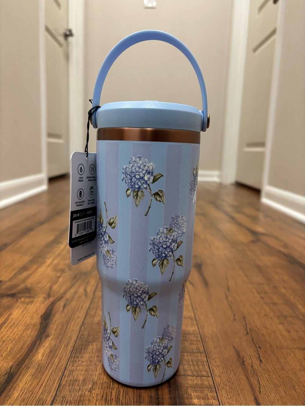 Hydrapeak Hydrangea Flower Garden Cottagecore Botanical Mother’s Day Tumbler - Picture 4 of 13